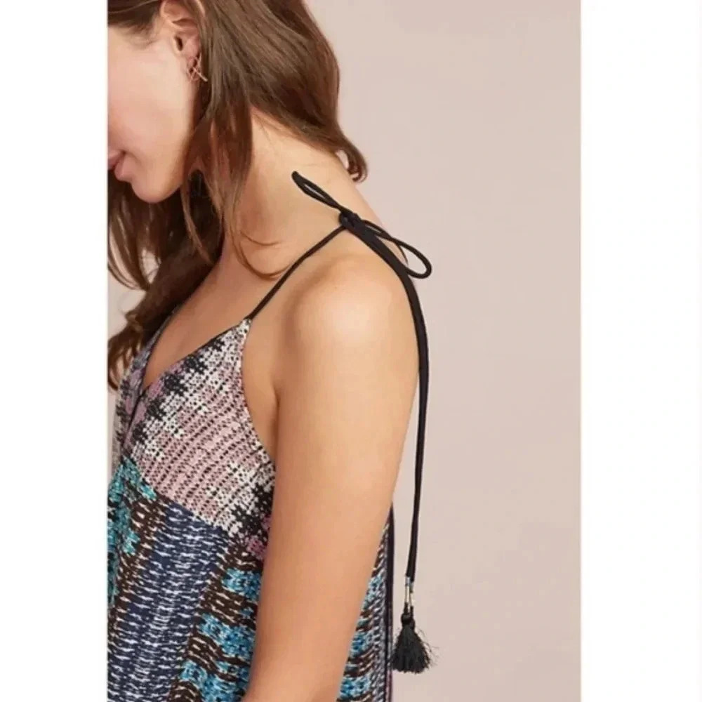 Anthropologie Akemi + Kin Riviera Tassle Midi Dress - Picture 2 of 7